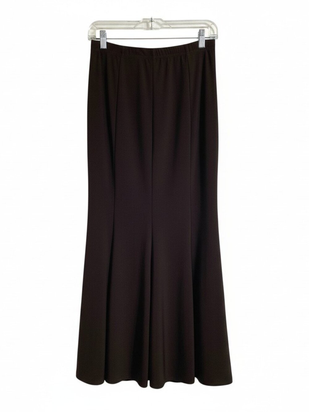 Vintage Women's Brown Stretch Panel Fit & Flare Skirt Medium NWT